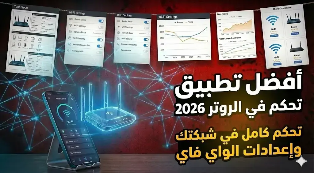 التحكم في الراوتر بشكل كامل من هاتفك فقط